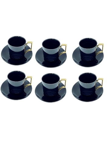 Schäfer Aliya Kaffee-Set mit 12 Teilen 190 ml – Perfekt für jeden Anlass in Schwarz