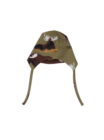 Walkiddy Mütze Walkiddy Moose Organic Cotton Baby Tie Hat, GOTS Certified