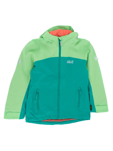 Jack Wolfskin Übergangsjacke Saana Girls in Grün