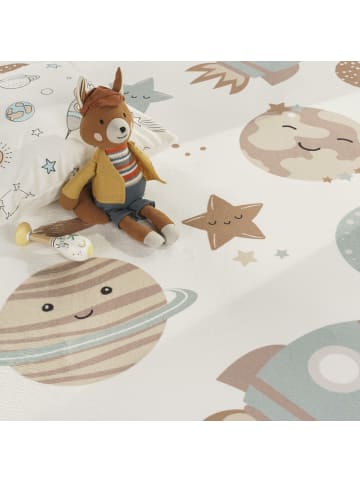 KADIMA DESIGN Kinderteppich waschmaschinenwaschbar Weltraum Kinderzimmer in Mehrfarbig