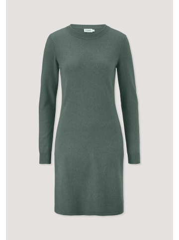 Hessnatur Strick Kleid Regular in fichtengrün
