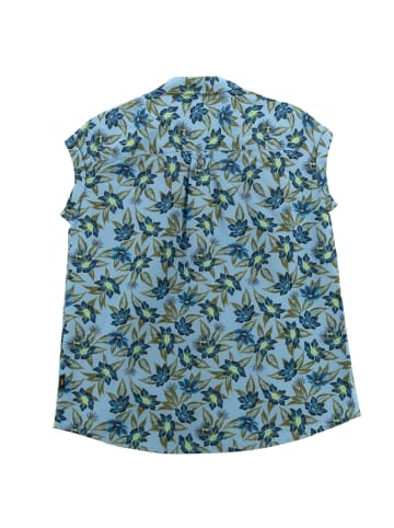 Jack Wolfskin Bluse Luena Shirt Damen Bluse Sportbluse Freizeithemd in Blau