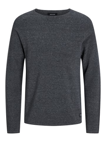Jack & Jones Strickpullover in Dark Grey Melange