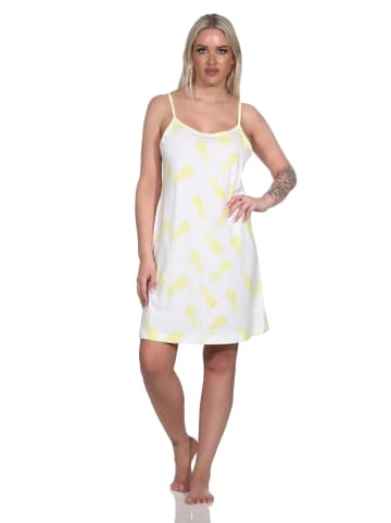 NORMANN Spaghetti Nachthemd Ananas - 79575 in rosa