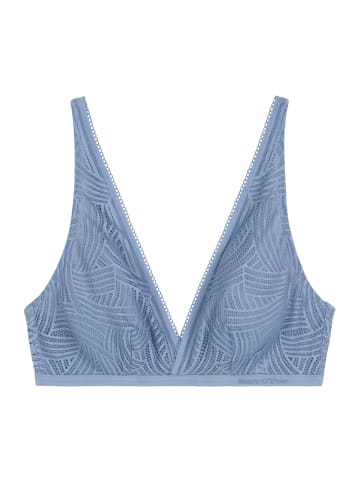 Marc O'Polo Bralette Timeless Lace in country blue