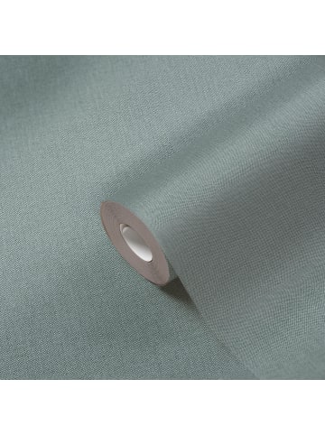 A.S. Création Tapete Fine Weave in Salbei-Grün