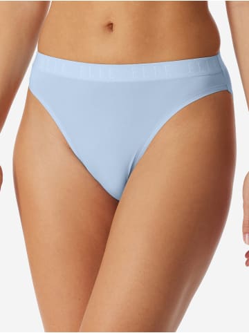 ELLE Slip High Leg Logo in Rose, light green, light blue