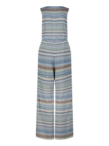 CARTOON Jumpsuit mit Westenteil in Blue/Camel