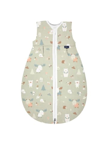 Alvi Kugelschlafsack Mäxchen Thermo - Baby Forest - in grau,gruen,motiv