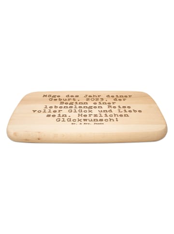 Mr. & Mrs. Panda Schneidebrett Spruch 2023 Geburtstag mit Spruch in Transparent