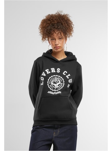 Mister Tee Hoodie "Lovers Club Ladies Fluffy Hoody" in Schwarz