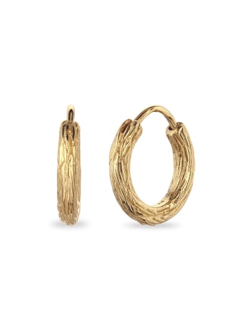KUZZOI Ohrringe 925 Sterling Silber in Gold