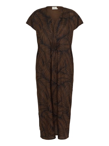 Kaffe Kleid BPvivian in Black/Chestnut Big Leaves