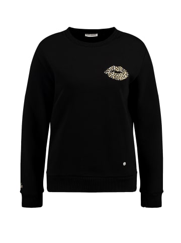 KEY LARGO Sweatshirt 'KISS' in schwarz