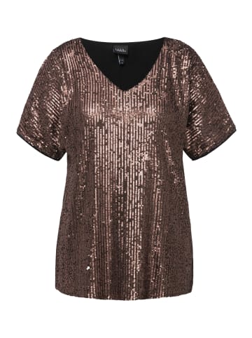 Ulla Popken Shirt in gold matt