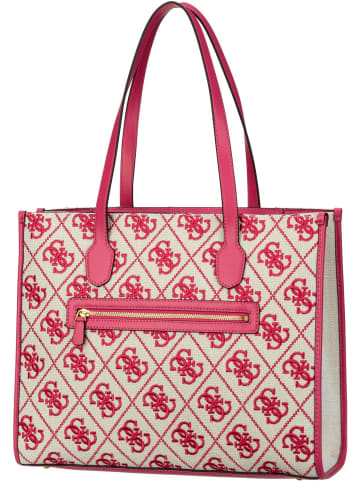 Guess Shopper Silvana Girlfriend Tote SE in Magenta Logo