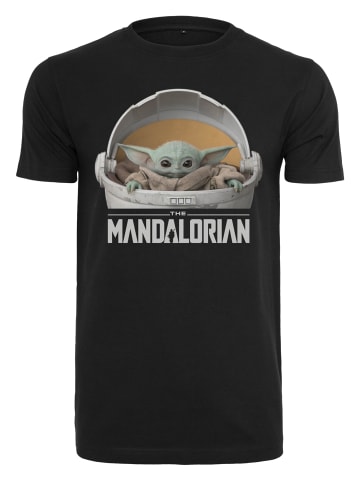 Merchcode Merchcode Herren Baby Yoda Mandalorian Logo Tee in black