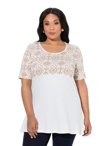 Ulla Popken Longshirt in offwhite