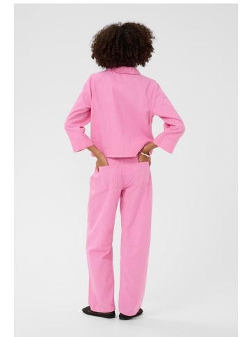 CULTURE Langarm - Hemd CUayna Relaxed fit in Pink Stripe