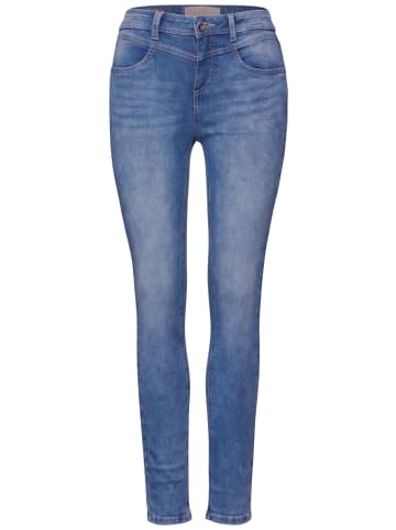 Street One Slim-fit-Jeans in Light Blue Random Wash