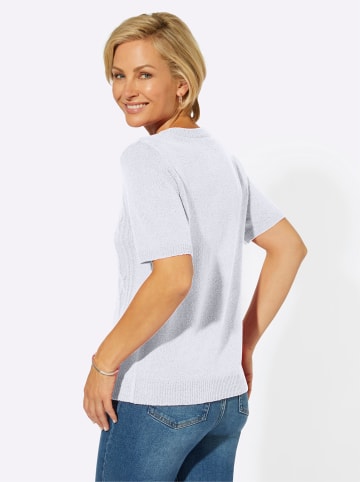 WITT WEIDEN Rundhalspullover in weiß