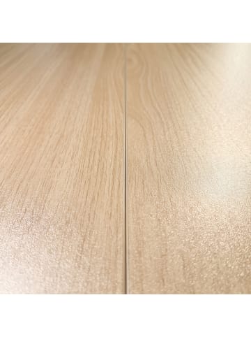 relaxdays Schreibtisch "klappbar" in Natur/ Weiß - (B)80 x (H)75 x (T)50 cm