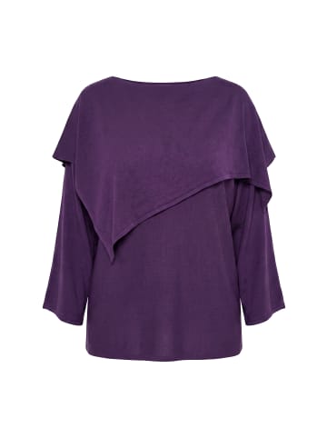Ulla Popken Pullover in dunkle pflaume