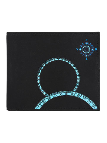 oxmox New Cryptan Geldbörse RFID Schutz 12 cm in windrose