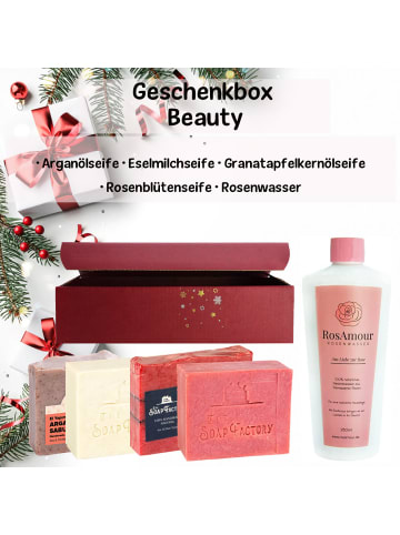 Granar Geschenkbox "Beauty" -Naturseifen und Rosenwasser