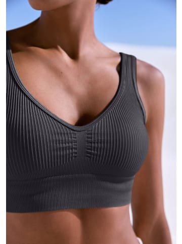 LASCANA ACTIVE Sporttop in anthrazit