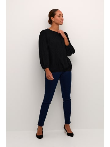 Kaffe Langarm-Bluse KAwilma Regular fit in Black Deep