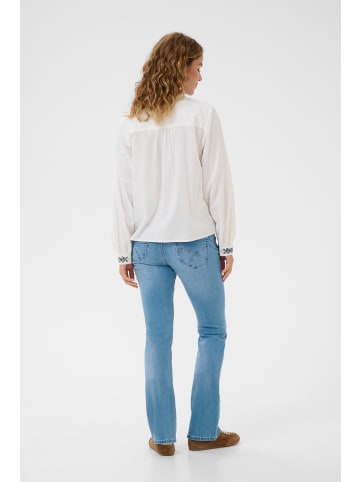 Cream Langarm-Bluse CRTiana Regular fit in Snow White