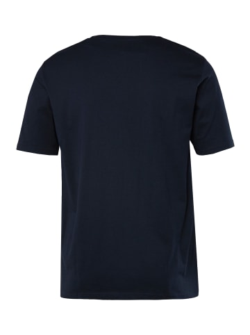 Men Plus Kurzarm T-Shirt in navy blau