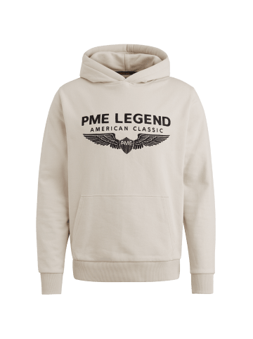PME Legend Pullover HOODED SOFT TERRY WITH LOGO in Beige