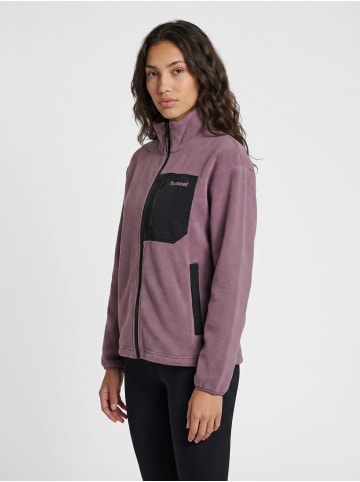 Hummel Fleece-Jacke Hmlpolar Damen in BLACK PLUM