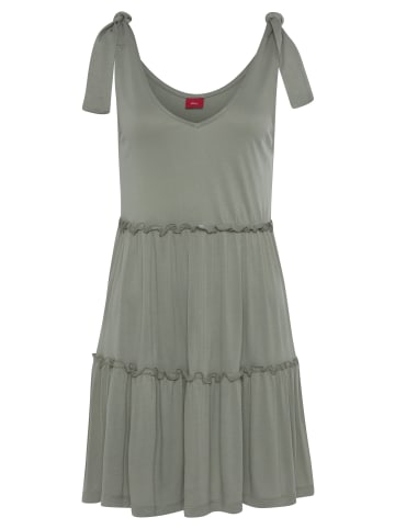 s.Oliver Jerseykleid in khaki
