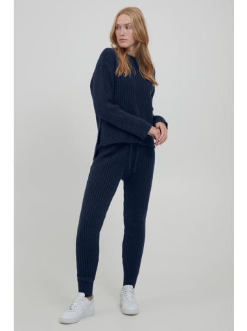 b.young Strickpullover BYNASIKA JUMPER - 20810776  Strickpullover mit gestreiftem Strukturmuster in Blau