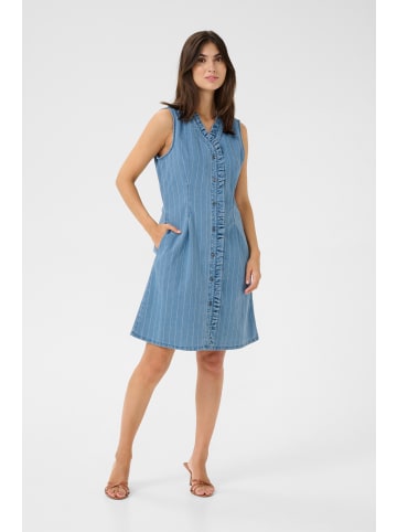 CULTURE Denimkleid CUrenny Fitted in Light Blue Denim