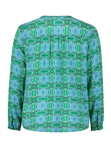 CARTOON Casual-Bluse mit Muster in Green/Blue