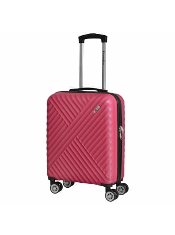 Paradise by CHECK.IN Kingston - 4-Rollen-Kabinentrolley 55 cm (lila) in pink