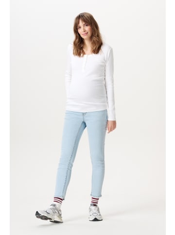 Noppies Slim Umstandsjeans Mila 7/8 in Blue Light Wash