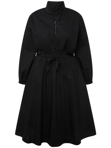 Ulla Popken Midikleid in schwarz