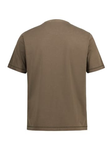 JP1880 Kurzarm T-Shirt in braungrau
