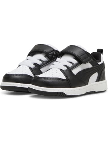 Puma Kinder Sneaker "Rebound V6 Lo AC+ Inf" in Weiß