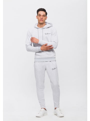 Tom Barron Jogginganzug mit Label-Print in grau