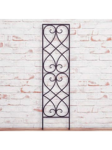 AltoBelli Rankgitter RAFFAELE Metall Zaun Antik Braun 135x30 cm