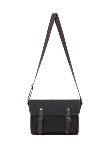 DreiMaster Vintage Men Messenger Bag in Black