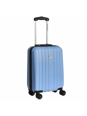 Check.In Aurora - 4-Rollen-Kabinentrolley 54 cm (limettengrün) in himmelblau