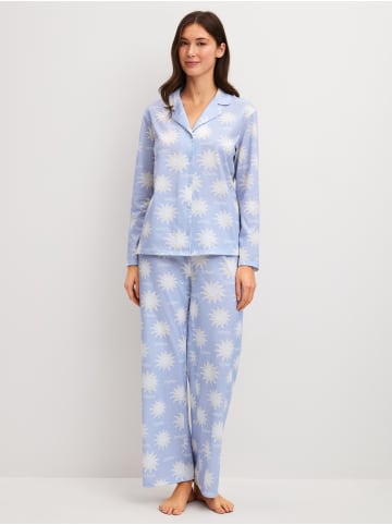Calida Pyjama in harmony blue