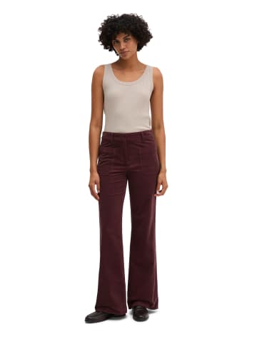 Marc O'Polo Hose Model Marthe flared in Deep Plum